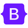 ícone roxo do bootstrap